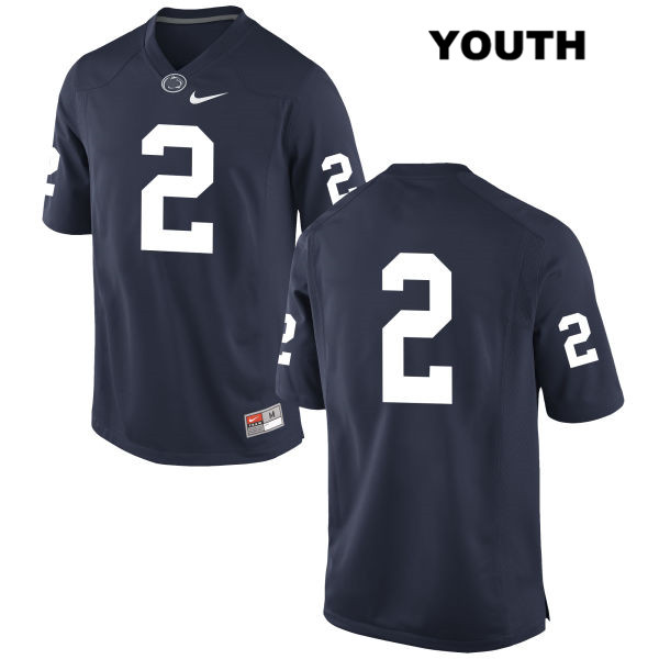 NCAA Nike Youth Penn State Nittany Lions Isaiah Humphries #2 College Football Authentic No Name Navy Stitched Jersey FCZ1198IN